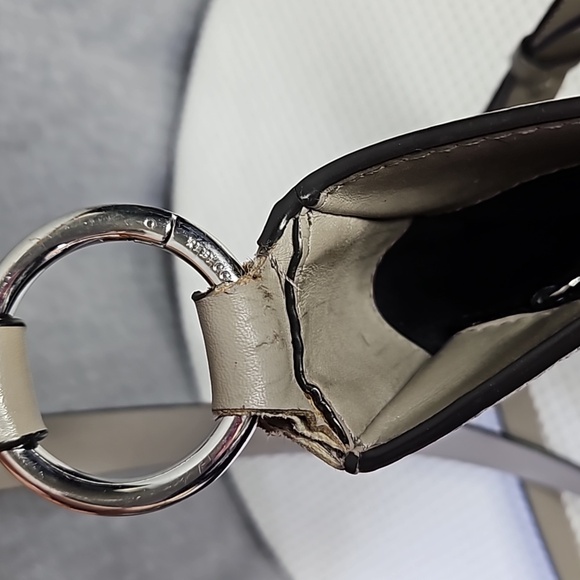 Rebecca minkoff Jody pebbled leather crossbody bag in grey - Picture 4 of 10